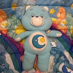 30” Cuddle Pillow Bedtime Care Bear With Tags