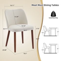 Brand New Garvee Mid-Century Modern Dining Chairs Set of 2