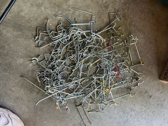 Peg board hooks pegs assorted sizes