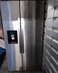 Whirpool 25 CU. Ft. Large Side-by-Side Refrigerator 36 Inch Wide