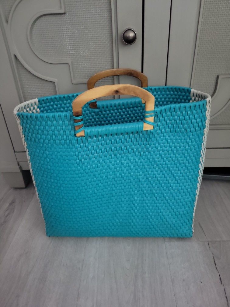Rubber Modern Beach Tote Bag