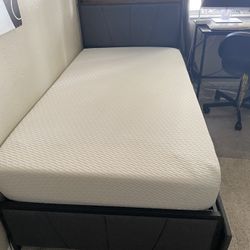 Twin Size Bed Frame And Mattress 