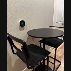 Bar Table And Cane Chairs
