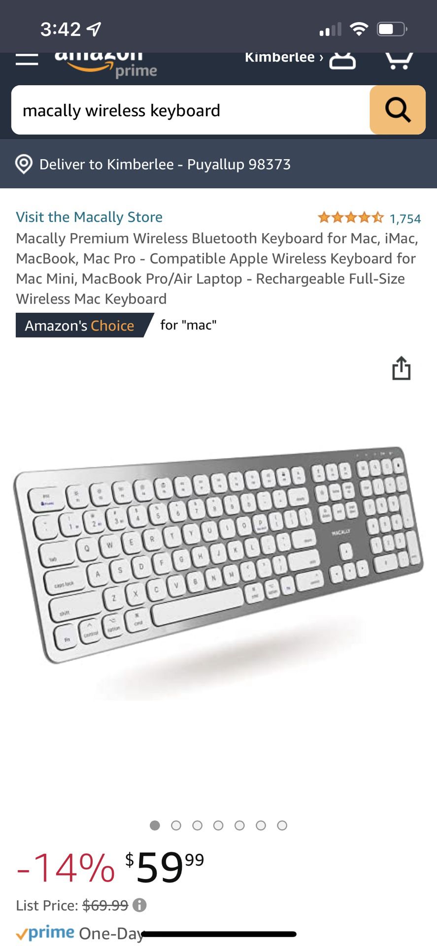 Wireless Keyboard, Mouse, Arm Rest ($80 Value)