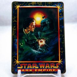 Boba Fett / Han Solo 1996 Star Wars Dark Empire Metallic Impressions Tin Metal Collector Cards