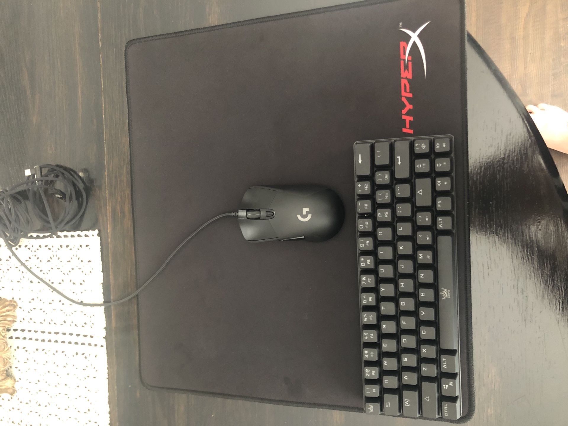 Gaming key board, mouse, pad...
