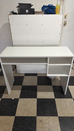 White desk