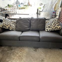 Dark Grey Couch 