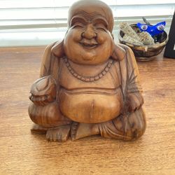 Large Wooden Buddah