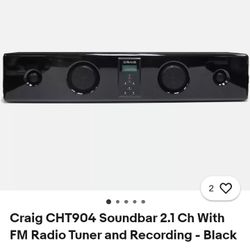 7" Craig Soundbar