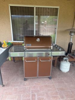 Weber gas three burner bbq