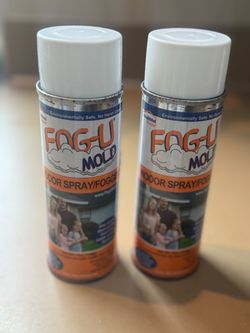 🏠 FOG-U Mold Indoor Spray/Fogger – 2 Cans