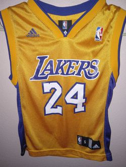 LA Lakers Kobe Bryant Adidas Youth Small Jersey