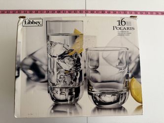 Libbey Polaris 16-Piece Glassware Set