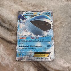 Wailord EX Pokémon Card