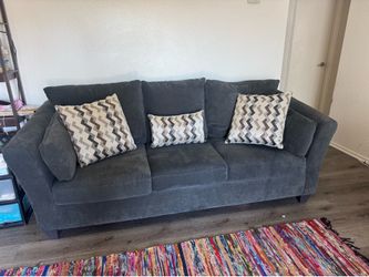 Dark Gray Sofa & Loveseat