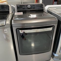 Graphite 7.3 Cu. Ft. TurboSteam Gas Dryer With EasyLoad Door