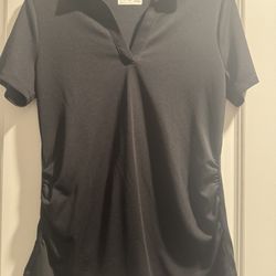 PGA Tour women's golf shirt black 