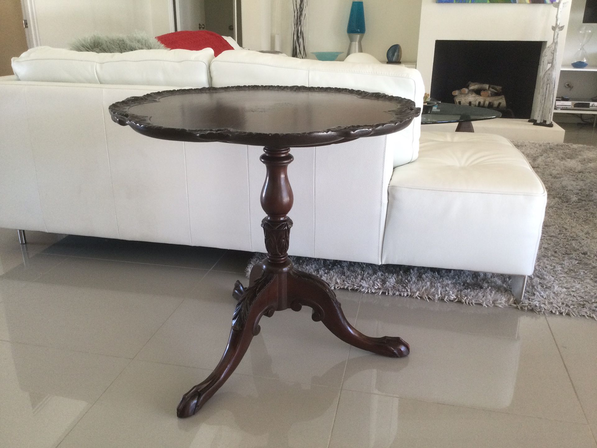 Antique Pie Crust Table