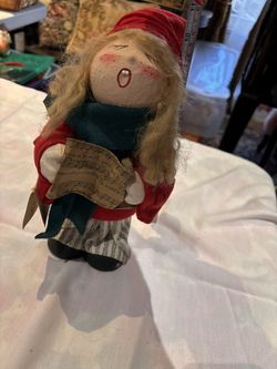 Christmas decoration Kathy’s Kids doll 10.5”-11” tall