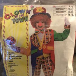 Child Clown Costume (size 4-6)