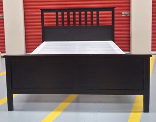 Queen IKEA Bedframe & Box Spring Set