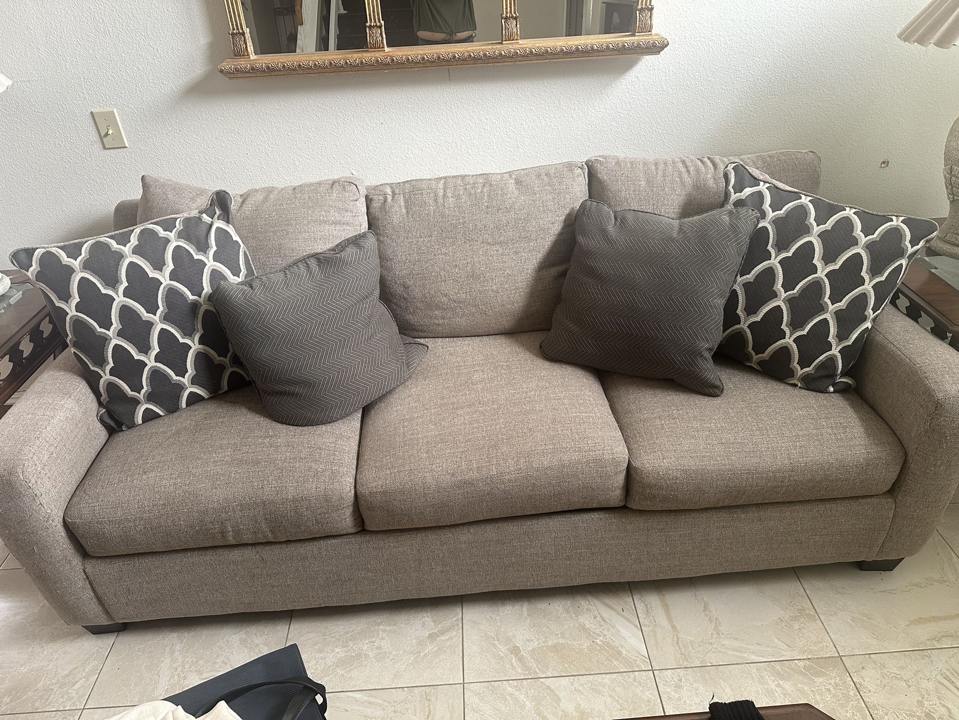 Sofa and Loveseat 