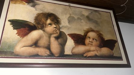 Angel Picture Antique