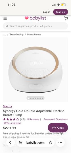 Synergy Gold Double Adjustable Electric Breast Pump