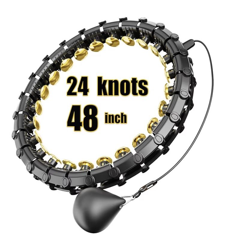 Buy 1 Get 1 Free! Size Adjustable Smart Hula Hoop with weighted Ball