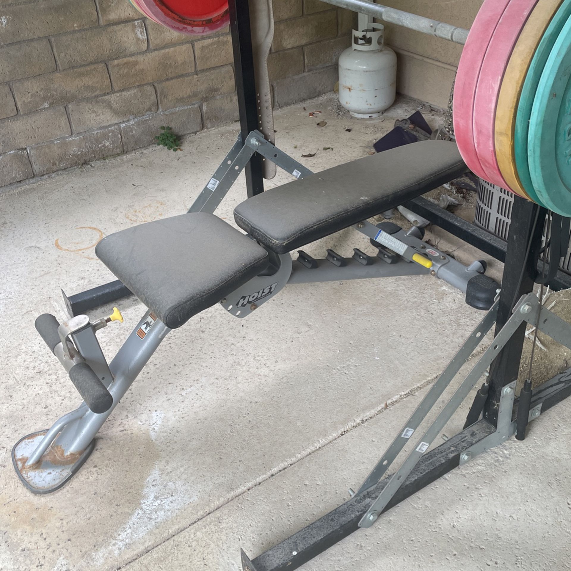 Olympic Weights And Bench Set 
