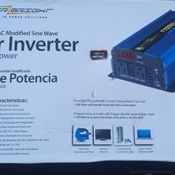 1100w 12v DC To Ac Power Inverter 2200 Peak Power