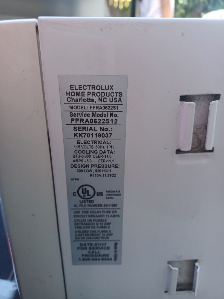 frigidaire ffra0622s12