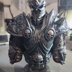 Bust Statue Of The Lich King World Of Warcraft Wow