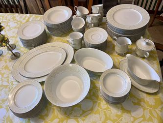 Sango China Phoenicia Dinnerware Set, service for 12 (plus extras = 93 pcs)