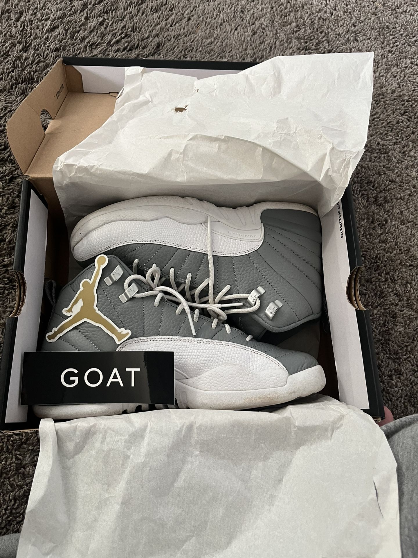 Air Jordan 12’s Stealth , Adidas Superstars