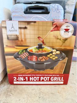 Appetite 2-in-1 Hot Pot Grill