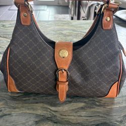 Rioni Leather Purse Gold Color Accents