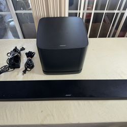 Bose Bass Module 500 Subwoofer and 500 Soundbar 