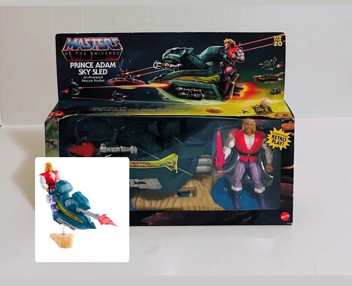 Masters of the Universe Origins Prince Adam Sky Sled Vehicle