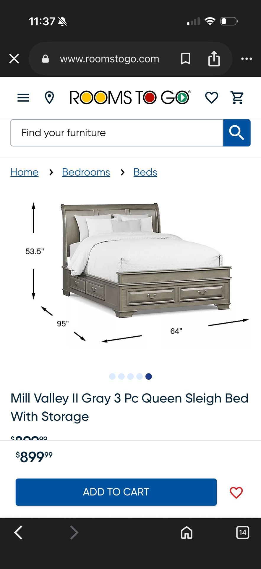 Queen Bed Frame Set