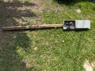 Underground service poles