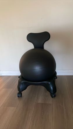 Yoga ball chair