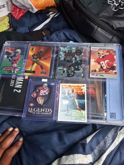 Jerry Rice San Francisco 49ers Football Card Lot