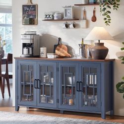 Farmhouse Sideboard Buffet Cabinet with Storage