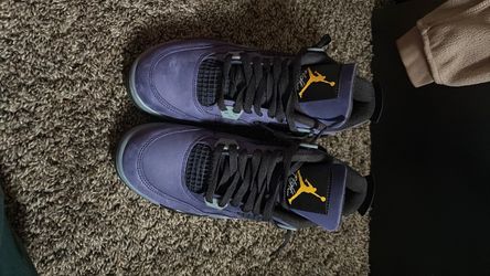 Nike Air Jordan 4 Retro "Imperial Purple Lakers