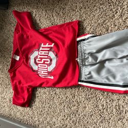 Boys Ohio State jersey and pants Size 6-7 Kids 