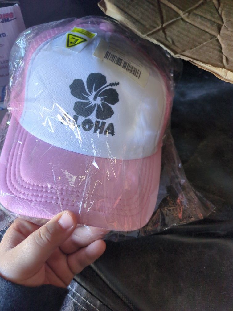 Pink hat