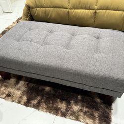 Gray Ottoman