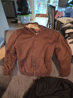 Brown zip up hoodie